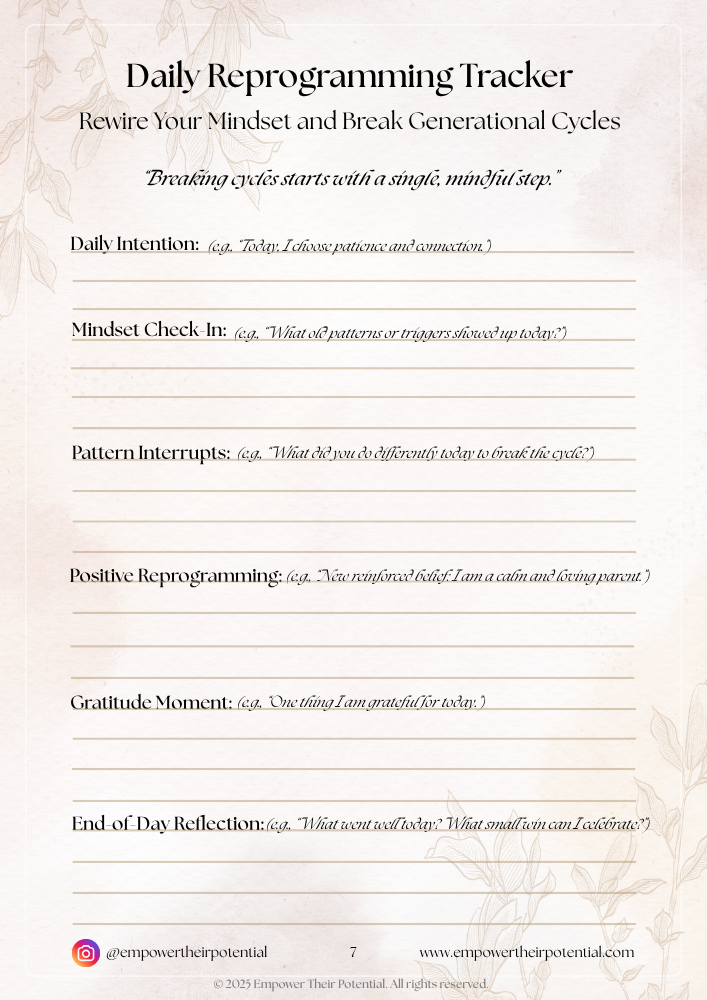 FREE Daily Reprogramming Tracker (2)